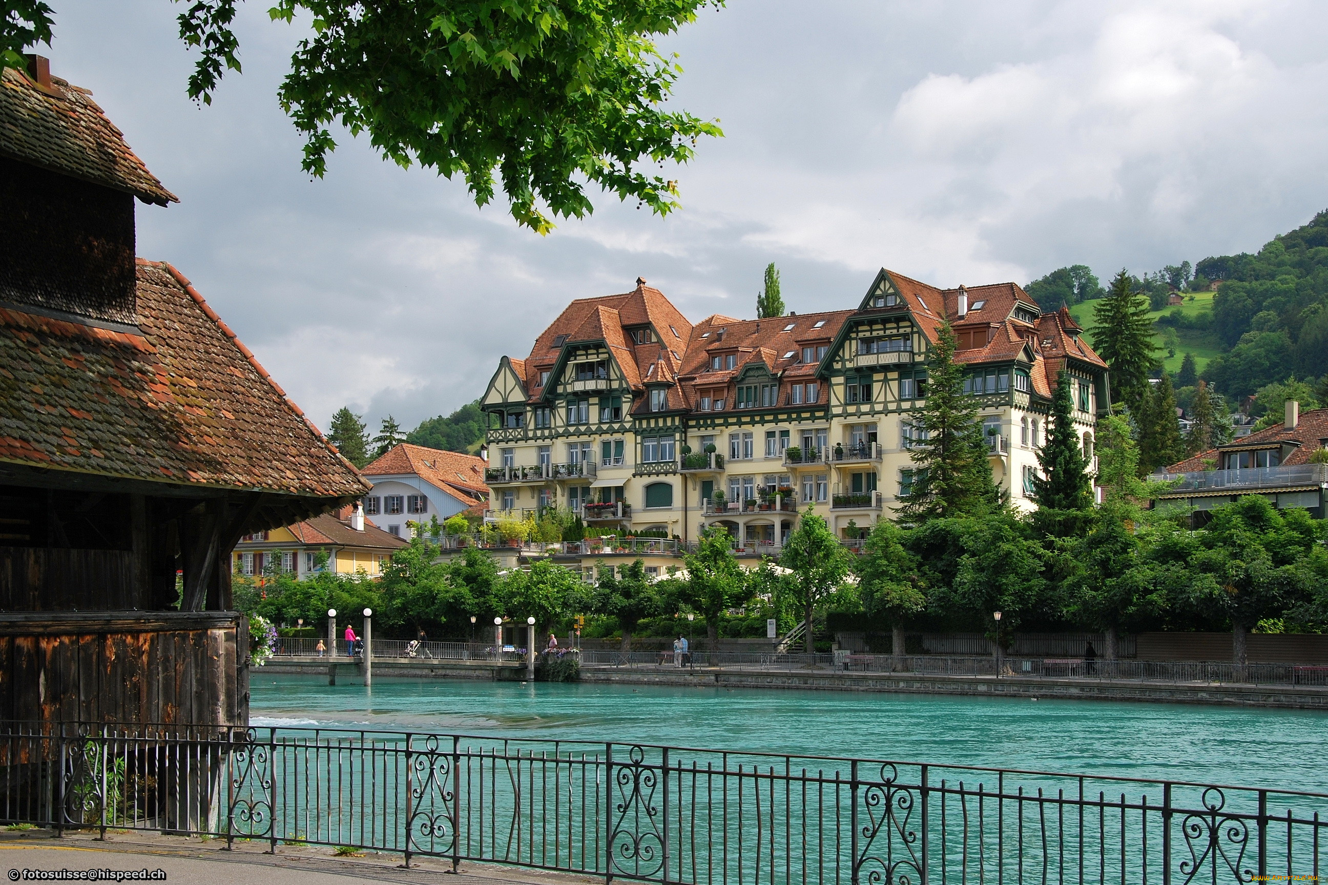 Обои Thun, Switzerland Города - Улицы, площади, набережные, обои для  рабочего стола, фотографии thun, switzerland, города, берн , швейцария,  набережная, река, дома, берн Обои для рабочего стола, скачать обои картинки  заставки на